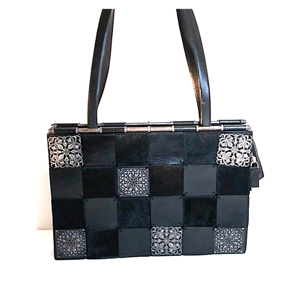 Marc & Marc by Sharif Leather Patch design handbag